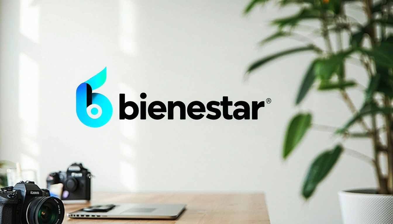 Logo de marca de bienestar